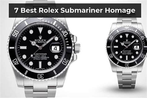 best rolex submariner homage watches.